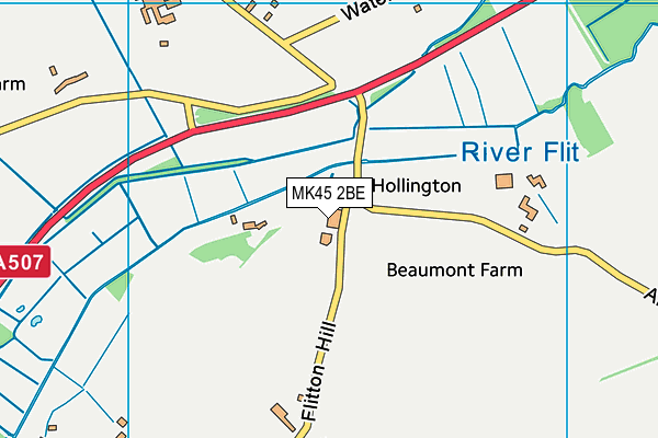Map of FLITWICK COMMERCIAL VEHICLES LIMITED at district scale