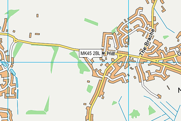 MK45 2BL map - OS VectorMap District (Ordnance Survey)