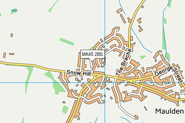 MK45 2BS map - OS VectorMap District (Ordnance Survey)