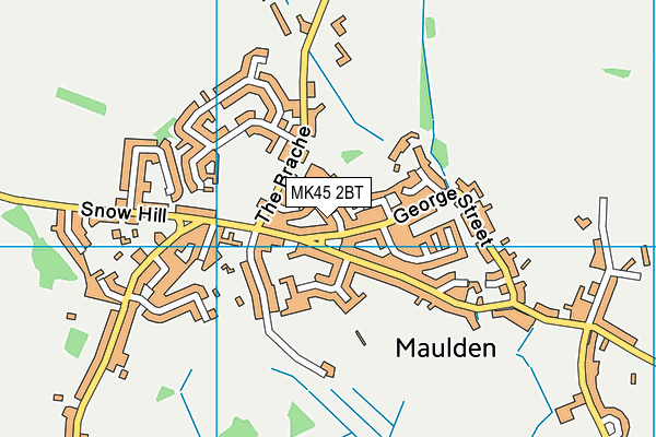 MK45 2BT map - OS VectorMap District (Ordnance Survey)