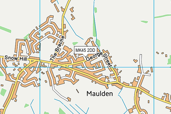 MK45 2DD map - OS VectorMap District (Ordnance Survey)