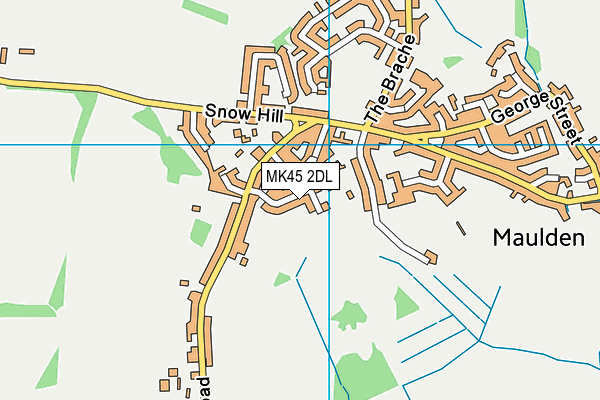 MK45 2DL map - OS VectorMap District (Ordnance Survey)