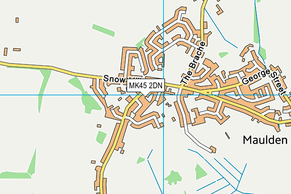 MK45 2DN map - OS VectorMap District (Ordnance Survey)