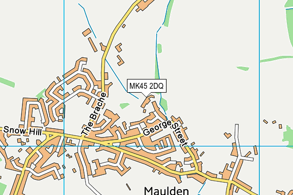 MK45 2DQ map - OS VectorMap District (Ordnance Survey)