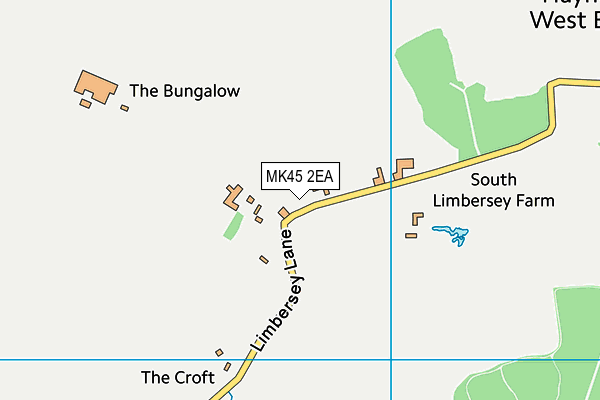 MK45 2EA map - OS VectorMap District (Ordnance Survey)