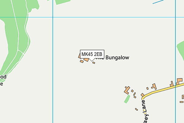 MK45 2EB map - OS VectorMap District (Ordnance Survey)