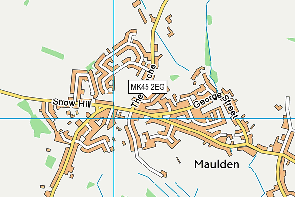 MK45 2EG map - OS VectorMap District (Ordnance Survey)