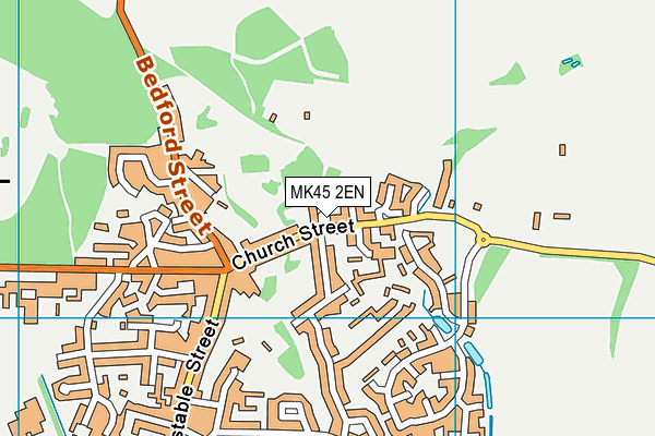 MK45 2EN map - OS VectorMap District (Ordnance Survey)