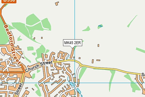 MK45 2ER map - OS VectorMap District (Ordnance Survey)