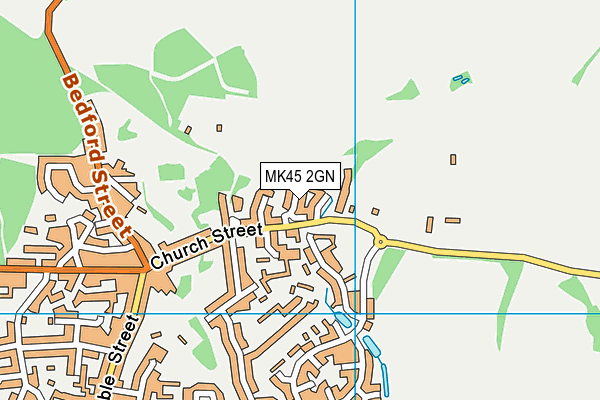 MK45 2GN map - OS VectorMap District (Ordnance Survey)