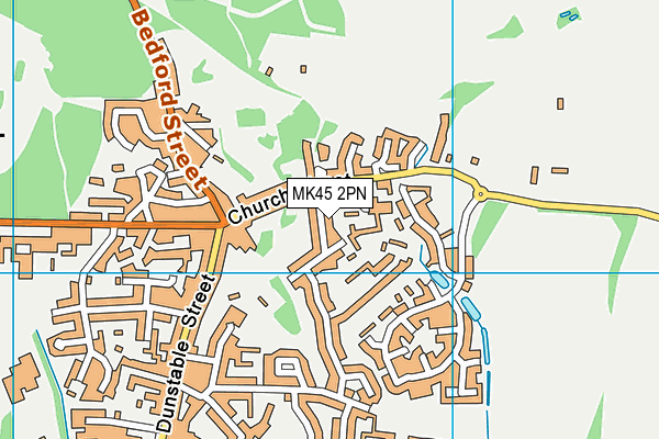 MK45 2PN map - OS VectorMap District (Ordnance Survey)