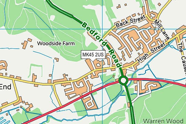 Map of FRIDAYS COTTAGE LTD at district scale