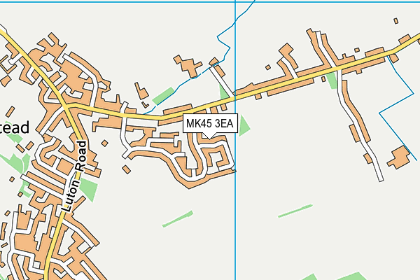 MK45 3EA map - OS VectorMap District (Ordnance Survey)