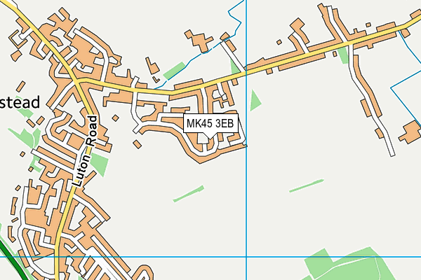 MK45 3EB map - OS VectorMap District (Ordnance Survey)