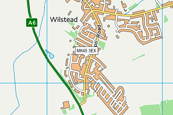 MK45 3EX map - OS VectorMap District (Ordnance Survey)