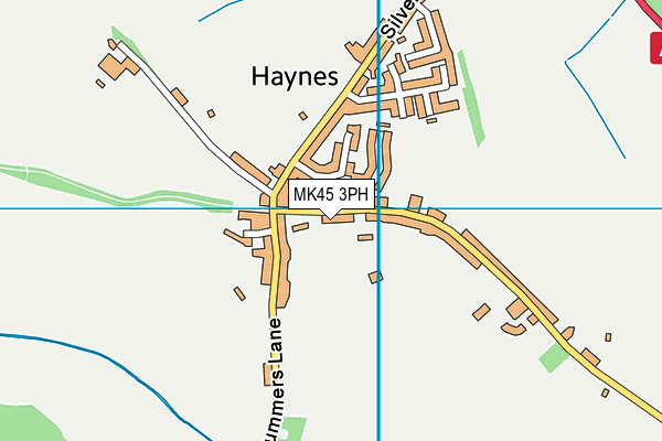 MK45 3PH map - OS VectorMap District (Ordnance Survey)