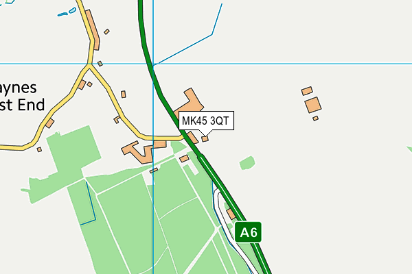 MK45 3QT map - OS VectorMap District (Ordnance Survey)
