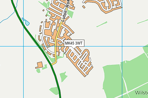 MK45 3WT map - OS VectorMap District (Ordnance Survey)