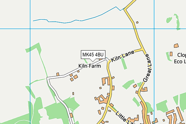 MK45 4BU map - OS VectorMap District (Ordnance Survey)