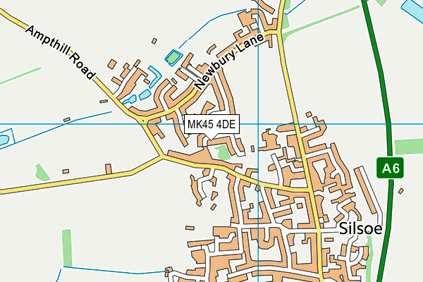 MK45 4DE map - OS VectorMap District (Ordnance Survey)
