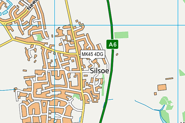 MK45 4DG map - OS VectorMap District (Ordnance Survey)