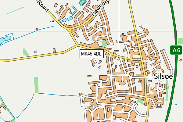 MK45 4DL map - OS VectorMap District (Ordnance Survey)