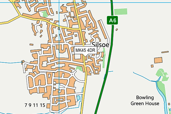 MK45 4DR map - OS VectorMap District (Ordnance Survey)