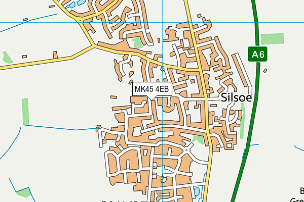 MK45 4EB map - OS VectorMap District (Ordnance Survey)