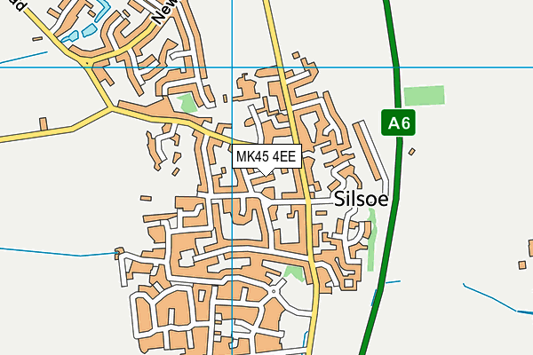 MK45 4EE map - OS VectorMap District (Ordnance Survey)