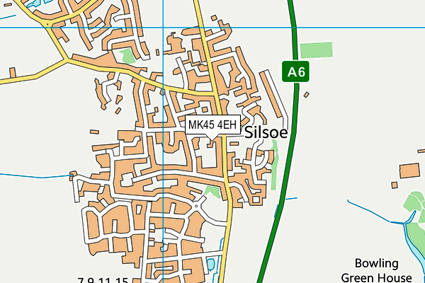 MK45 4EH map - OS VectorMap District (Ordnance Survey)