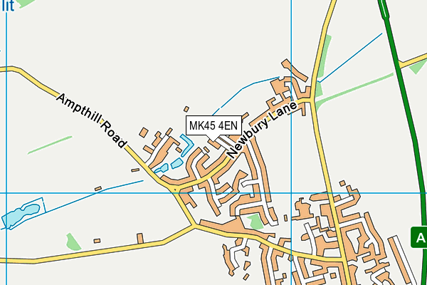 MK45 4EN map - OS VectorMap District (Ordnance Survey)