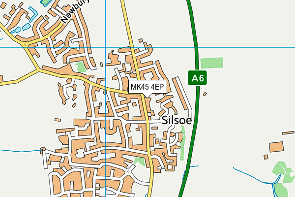 MK45 4EP map - OS VectorMap District (Ordnance Survey)