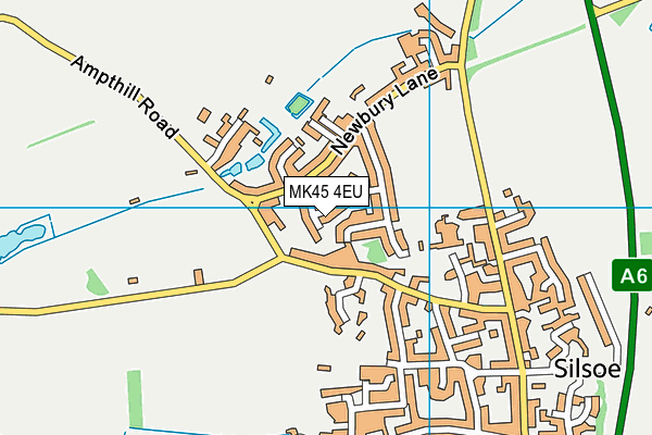 MK45 4EU map - OS VectorMap District (Ordnance Survey)