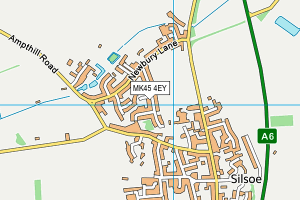 MK45 4EY map - OS VectorMap District (Ordnance Survey)