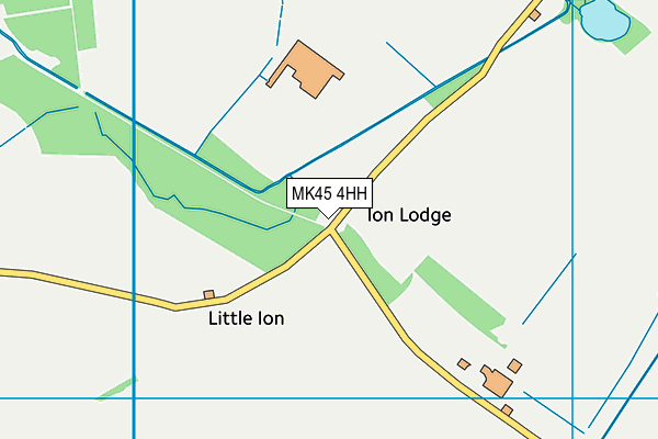 MK45 4HH map - OS VectorMap District (Ordnance Survey)