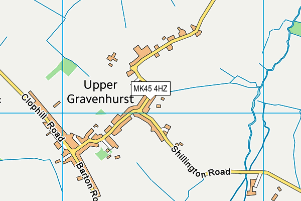 MK45 4HZ map - OS VectorMap District (Ordnance Survey)