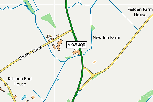 MK45 4QR map - OS VectorMap District (Ordnance Survey)