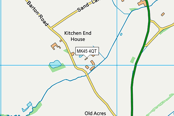 MK45 4QT map - OS VectorMap District (Ordnance Survey)