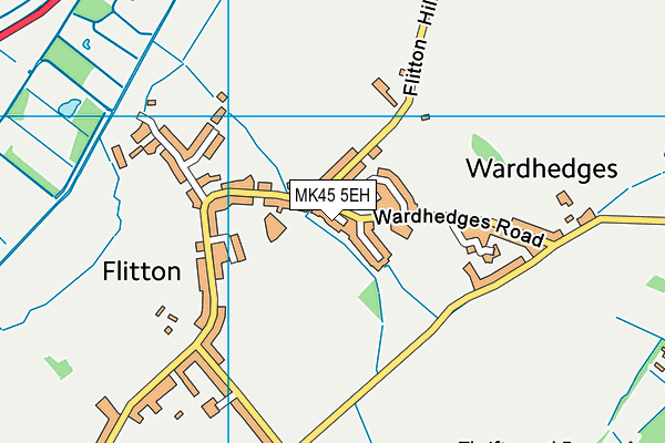 MK45 5EH map - OS VectorMap District (Ordnance Survey)