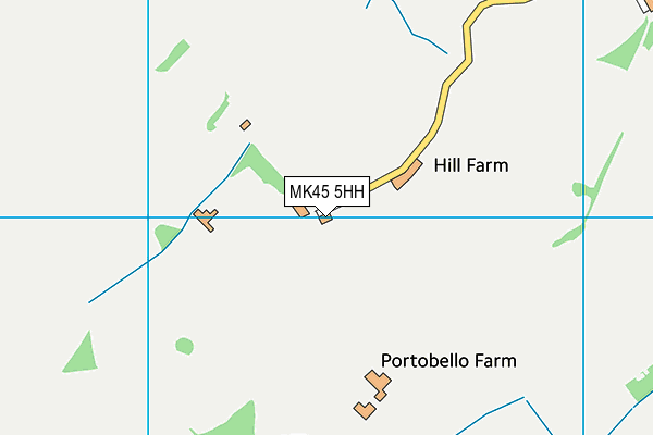 MK45 5HH map - OS VectorMap District (Ordnance Survey)