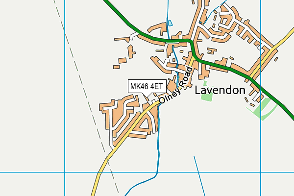 MK46 4ET map - OS VectorMap District (Ordnance Survey)