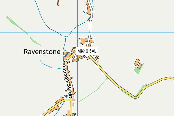 MK46 5AL map - OS VectorMap District (Ordnance Survey)