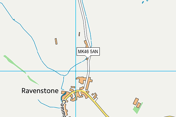 MK46 5AN map - OS VectorMap District (Ordnance Survey)