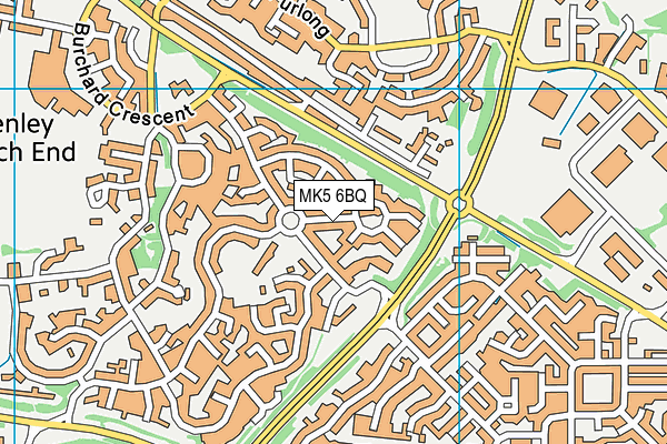 MK5 6BQ map - OS VectorMap District (Ordnance Survey)