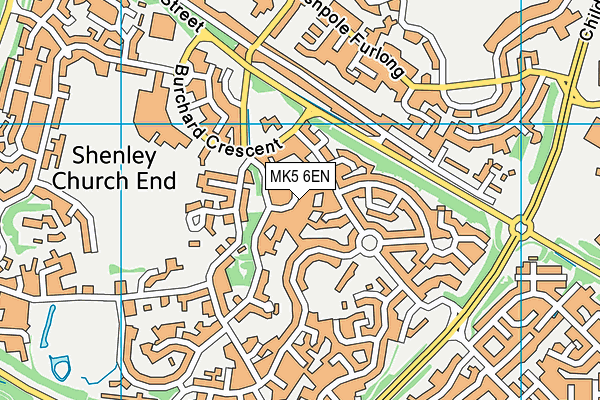 MK5 6EN map - OS VectorMap District (Ordnance Survey)