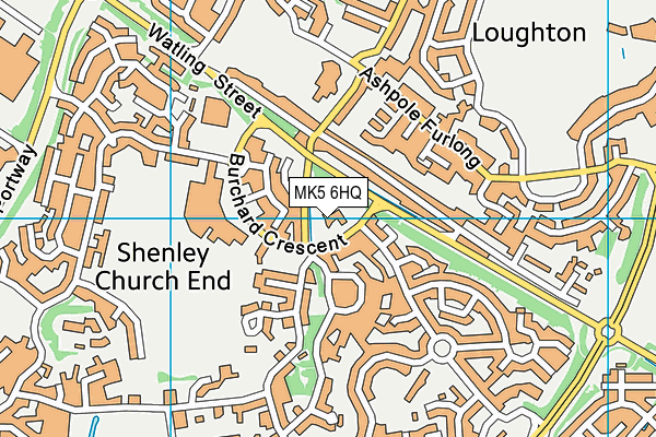 MK5 6HQ map - OS VectorMap District (Ordnance Survey)