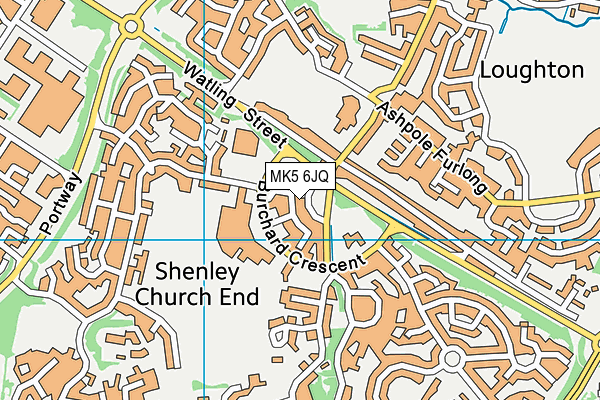 MK5 6JQ map - OS VectorMap District (Ordnance Survey)