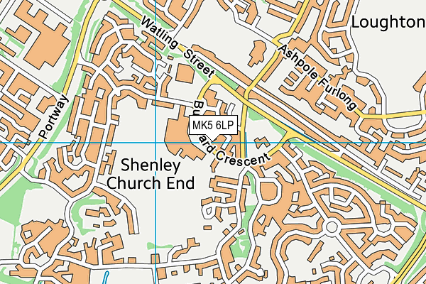 MK5 6LP map - OS VectorMap District (Ordnance Survey)