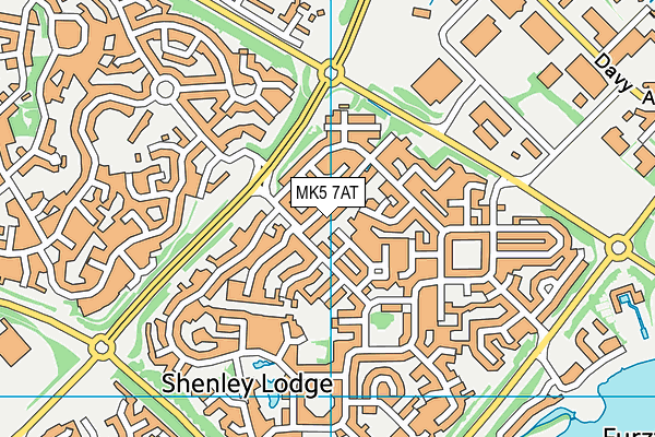 MK5 7AT map - OS VectorMap District (Ordnance Survey)