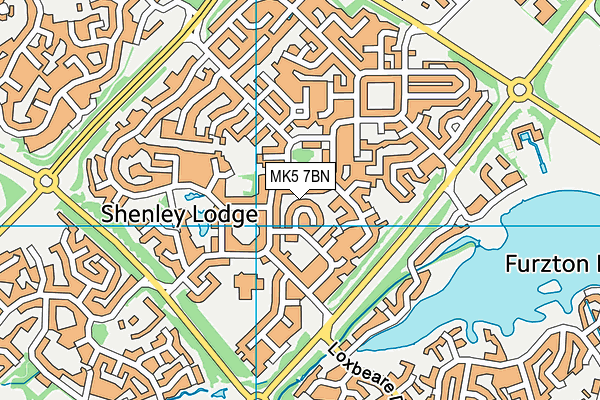 MK5 7BN map - OS VectorMap District (Ordnance Survey)